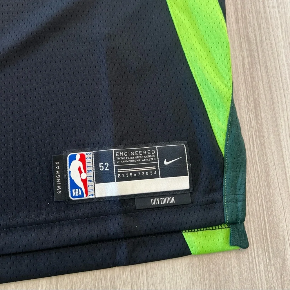 Jayson Tatum 2024-2025 Boston Celtics City Edition Black Jersey #0 Size 52 XL‎